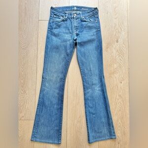 7 For All Mankind Kimmie Bootcut Jeans✨ Petite Perfect + Pre-Hemmed